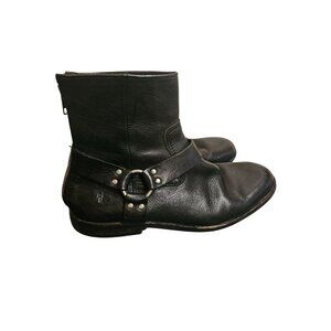 Frye and Co. Men's Flat Heel Cushioned Motorcycle Boots Size 9